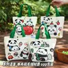 INS Panda Souvenir Juego de Bolsas de Lona Dibujos Animados Lindas Bolso de Mano Regalo Bolso de Regalo de Felpa de Alto Valor