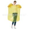 Impermeable desechable de mayor grosor transparente escénico para turismo al aire libre poncho al por mayor para adultos y niños jersey portátil