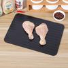 Placa de descongelación rápida transfronteriza de aleación de aluminio, placa de descongelación natural para filetes de mariscos, placa de descongelación de carne con bloqueo nutricional