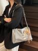 Bolsa de Ombro de Alta Qualidade Transfronteiriça para Mulheres 2026 Nova Moda Primavera e Verão Bolsa de Ombro com Corrente Bolsas Transversais Casuais