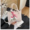 Bolsa de Mão Casual Lisa Transfronteiriça Moda Coreana Bolsa Saco 2025 Nova Primavera Textura Urbana Bolsa Transversal Tendência
