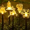 Luces Solares para Caña de Pescar Transfronterizas Luces Decorativas Navideñas Luces para Jardín Exterior Césped Luces LED Luces de Jardín