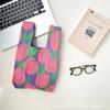 Bolso de mano para mujer, nuevo, con diseño de animales, estilo japonés y coreano, combinable con todo, tejido para exteriores.
