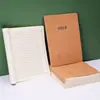 Livro grande em inglês de 16K, 36 páginas, costurado, capa de papel kraft para escrita frente e verso, com correção de erros, para redação de trabalhos acadêmicos para estudantes.
