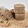 Jardín de Infancia Tiras de Arpillera Piezas Anillos Encaje Creativo Recorte Hecho a Mano DIY Haciendo Hogar Estilo Pastoral Decoración de Aula Arte