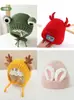 Gorro Baotou de Doble Bola de Capibara para Otoño e Invierno Bufanda para Niños Bufanda Todo en Uno para Otoño e Invierno Gorro para Niño