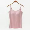 Camisola de Rayón de una Pieza con Dedos Separados y Copas en el Pecho para Mujer, Disponible en 9 Colores y 5 Tallas, con Tirantes Anchos, Ropa Interior de Capa Base Ajustada