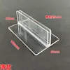 Suporte de Pé para Placa KT Clipe Acrílico para Anúncios Base Suporte de Clipe para Prateleira de Supermercado Sinal de Classificação para Farmácia Sinal Guia