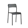 Fabricante de sillas de comedor casuales minimalistas modernas suministra silla con respaldo silla de plástico con agujero silla para estudiantes de dormitorio silla de mesa de comedor
