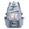 Mochila de anime Sky Light Year, adecuada para estudiantes de primaria y secundaria de 3º a 6º grado, con diseño de pájaro blanco, gran capacidad y estilo ligero y unisex