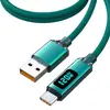 Cable de Datos Tipo-C de Carga Súper Rápida de 120W para Pantalla Digital Transfronteriza Adecuado para Huawei, Vivo, Oppo, Honor 6A Cable de Carga Rápida
