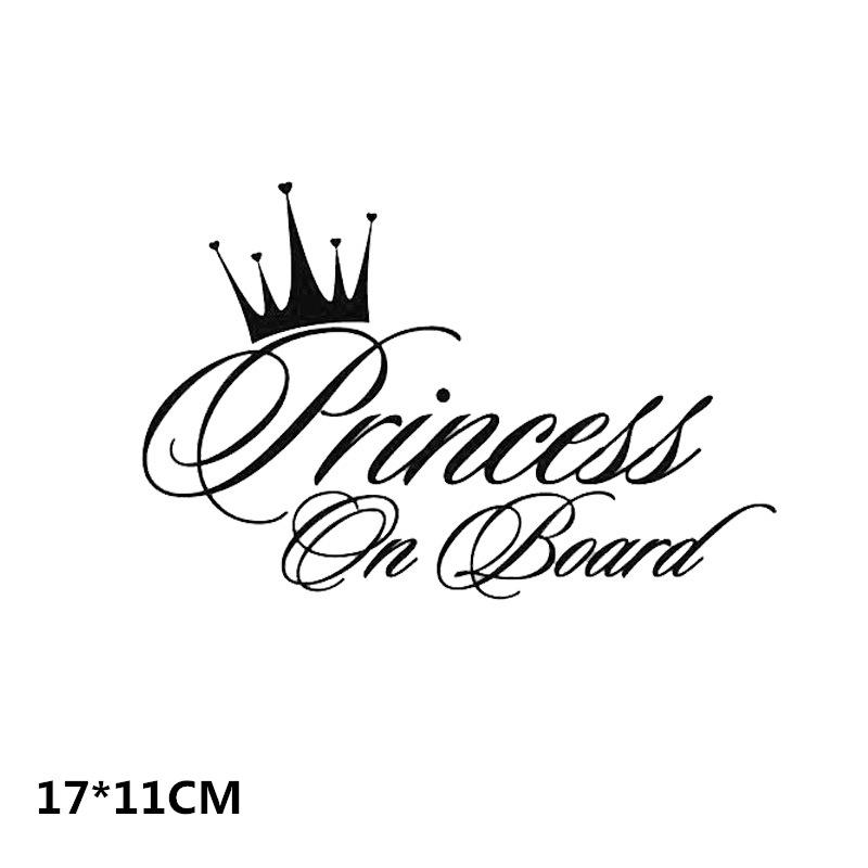 Car-Sticker-Princess-Baby-On-B