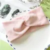 Faixa de Cabeça Cruzada Estilo Coreano Outono e Inverno, Versão Larga Simples de Tricô para Mulheres, Para Lavar o Rosto, Faixa de Cabeça Esportiva, Acessório de Cabeça Venda Direta de Fábrica
