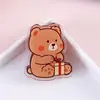 Clipes de Urso Foca Clip para Notas Clip de PP Desenho Animado Fofo Estudante Multifuncional Clip Vertical para Provas Clip de Encaixe Personalizável