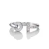 Anillo Abierto de Perla Blanca Microincrustado con Circonita para Mujer, Venta Caliente Transfronteriza, Lujo Ligero, Diseño de Nicho de Alta Gama, Anillo que No se Desvanece
