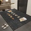 Felpudo de Entrada Dibujos Animados Bienvenido a Casa Alfombra de Terciopelo de Cristal Resistente a Manchas Felpudo para Entrada de Casa Felpudo Antideslizante