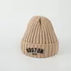 Touca de Lã Tricotada para Proteção Auricular Infantil, Estilo Coreano Outono e Inverno, Aconchegante e Quente, à Prova de Vento, Gorro de Lã Versátil para Bebês Meninos e Meninas