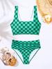 Bikini Traje de Baño para Mujer 2024 Nuevo de Gama Alta Chalecos Bikini Dividido Europeo y Americano Bikini de Alta Elasticidad