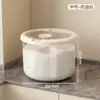 Contenedor de Arroz Sellado a Prueba de Humedad de 12 Libras, Caja Transparente Visible para Almacenamiento de Arroz, Contenedor Doméstico Grande de Almacenamiento de Granos a Prueba de Insectos para Arroz