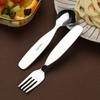 Cuchara infantil de acero inoxidable 304, bonita cuchara corta con logotipo personalizable para el hogar, cuchara para sopa, cuchara para alimentos complementarios, cuchara para bebé, tenedor