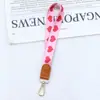 Cordão Transversal para Celular Cinto Tecido para Estudante Câmera Porta Cartão Cordão de Pescoço Unissex Cordão para Celular Estilo Chanel
