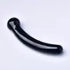 Palo de masaje de obsidiana de cristal natural transfronterizo punta de bolígrafo palo de masaje varita vulva gema pene pene femenino