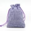 Bolsa de pano de algodão e linho para atacado com cordão pequena bolsa bolsa para joias com conta de placa de bodhi bolsa para joias venda direta mais vendida
