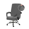 Nueva Funda de Silla de Terciopelo Zorro Plateado Lisa en Stock, Funda de Silla Resistente al Desgaste y a Prueba de Polvo, Funda de Silla de Oficina Silla de Computadora con Textura Simple