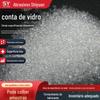 Contas de vidro fornecem contas de vidro para polimento, retificação, jato de areia e costura, marcação de estradas, contas de vidro transparentes refletivas