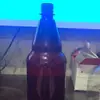 Botella de Cerveza de Plástico Lista para Usar para Mascotas 500Ml Botella de Llenado Desechable Botella de Plástico para Bebidas Lata de Cerveza Marrón