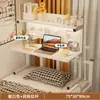 Estructura de litera Cama colgante Mesa de cama Almacenamiento junto a la cama para dormitorio universitario Escritorio para computadora Mesa multifuncional para personas perezosas
