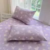 Sábana bajera de gasa de doble capa, pieza única, para uso doméstico, ropa de cama, protector de colchón, adecuado para dormitorios estudiantiles, tamaño individual, sábana y colcha antideslizantes