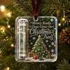 Ornamentos de Dinheiro Acrílicos de Natal Decoração de Armazenamento Cartão Presente de Feriado Pingente de Árvore Pingente de Árvore de Natal