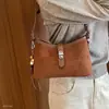 Bolsa de camurça vintage 2026 feminina luxo leve ombro axila transversal outono bolsa de mão nova moda coreana requintada