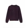 Nueva Chaqueta Cardigan de Color Sólido Otoño 2025 para Mujer, Cuello Redondo, Tejido Simple y Suave, Suéter de Cachemir Cepillado