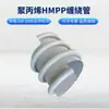 Tubo de enrolamento HMPP de fábrica, tubo de enrolamento secundário de polipropileno branco, tubo Coroplast tipo B reforçado com HDPE, polietileno 300