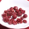Acessórios de Cinábrio flor lótus de neve rosa contas espalhadas gota pequena cordão trançado à mão DIY material para pulseira