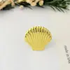 Anel de Aço Inoxidável com Concha do Mar e Estrela-do-Mar para Mulheres, Anel de Titânio Tendência, Venda por Atacado de Joias