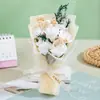 Día de San Valentín Nuevo Ramo Seco de Rosa de Jabón Azul Hielo y Gipsofila para Novio Esposa Regalo de Cumpleaños Venta al por Mayor