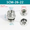 Adaptador hidráulico acero 45# Yonghua cono de 24 grados férula sello ED fitting para manguera 1CB 1CM 1DB 1DM
