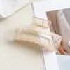 Nuevos pasadores de garra color gelatina para cabello grueso, accesorios para el cabello elegantes y exquisitos para recogidos en la parte posterior de la cabeza, pinzas de tiburón
