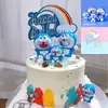 Decoración de pastel de cumpleaños Doraemon Doraemon Hello Kitty decoración cabeza que se mueve Día del Niño celebridad de internet
