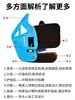 Protectores de Dedos Competitivos de Doble Capa, Protectores de Dedos de Posicionamiento con Soporte para la Barbilla, Doble Capa de Cuero y Plástico, Equipo de Protección para Tiro con Arco Competitivo