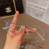 Gafas Poligonales Retro Ultraligeras 9g Gafas de Titanio Puro para Hombres y Mujeres 50 con Lentes para Miopía Gafas de Hilo Dorado del Pequeño Libro Rojo