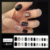 Unhas postiças estampadas curtas, médias e longas direto da fábrica, usando armadura, produtos acabados embalados, atacado para amostras de mapa, podem ser personalizadas