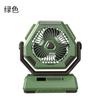 Ventilador Oscilante Exterior Nuevo Modelo Transfronterizo, Silencioso de 6 Pulgadas con Iluminación, Pantalla Digital, Gran Capacidad, Ventilador Portátil para Camping