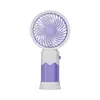 Nuevo ventilador de aire acondicionado USB portátil de pelo liso de fábrica con ventilador de enfriamiento por agua helada, ventilador de escritorio conveniente de 3 velocidades para oficina