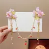 Pinza de Pelo Cadena para la Frente de Niña Estilo Antiguo Super Hada, Cadena para Cejas de Niña Estilo Chino Hanfu, Accesorio para el Cabello de Princesa, Pinza para Sesión de Fotos de Disfraces Antiguos