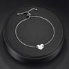 Pulsera personalizada de acero inoxidable simple de tres colores con letras láser de amor suave DIY, venta al por mayor de Yiwu