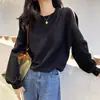 Sudadera de Moda con Cremallera y Hombros Descubiertos para Mujer 2026 Nueva Versión Coreana Holgada Primavera/Otoño Delgada Cuello Redondo Sudadera con Cremallera Top de Tendencia
